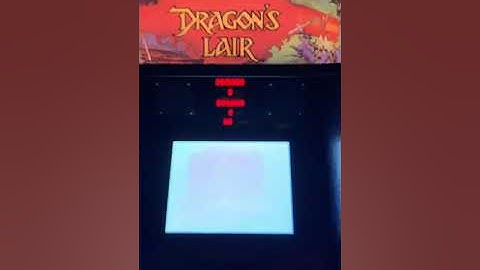 Dragon’s Lair Replicade boot up and gameplay