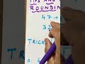 Easy rounding off tips