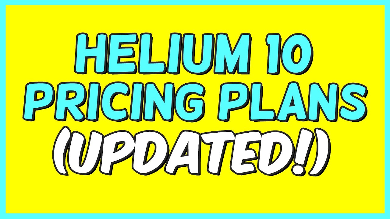 Helium 10 Pricing  Plans (2022) - How Much Does Helium 10 Cost?