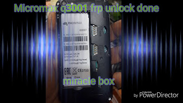 Micromax q3001 frp unlock