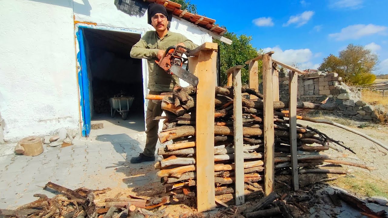 Kış Hazırlıkları odun kesimi #kışhazırlıkları