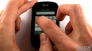 Unlocking LG T500 & T505 EGO Video Tutorial