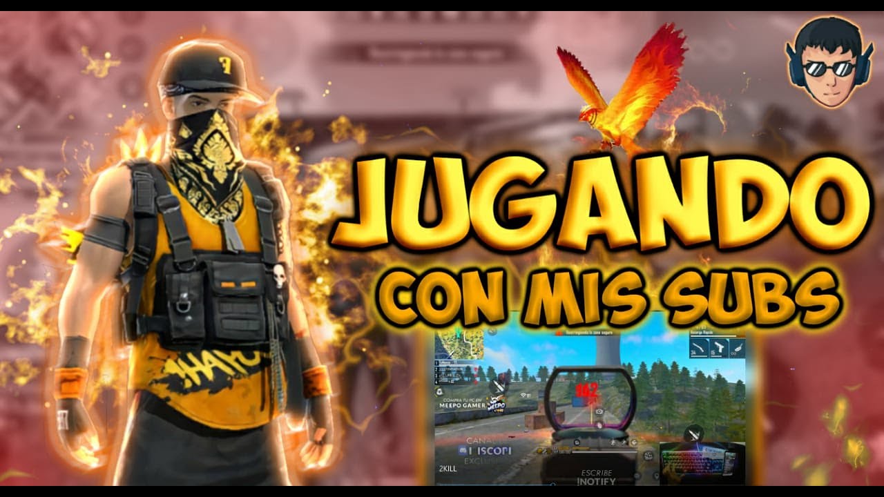 Free Fire Platino De Papel Jugando Con Suscriptores Youtube