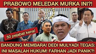 Download Lagu BANDUNG MEMBARA!! KDM MURKA 50 PEJABAT DITANGKAP POLISI! FARHAN WALIKOTA PANIK  DIKEJAR PRABOWO?! MP3