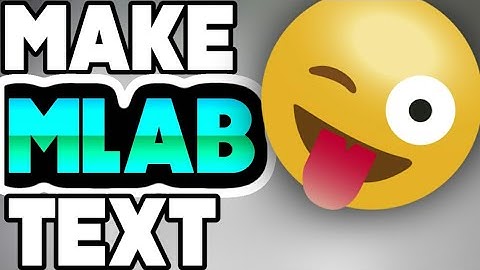 How To Make Mlab Text On Android