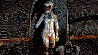 3DMark Port Royal Demo DOS VGA 16 Colors Dithering 120 fps