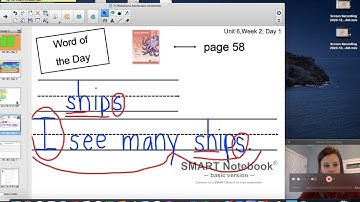 Fundations Level 1 Unit 6, Week 2, Day 1
