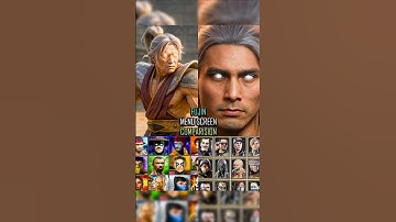 Fujin Character Selection in MK4, Mk Armageddon, Mk11 and Mk1 Khaos Reigns #mortalkombat