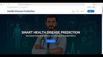 Smart Health Disease Prediction Project using Machine Learning |  Python | Django | Sqlite