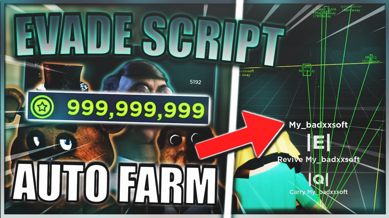 NEW] ROBLOX Evade Script Hack GUI, Auto Farm