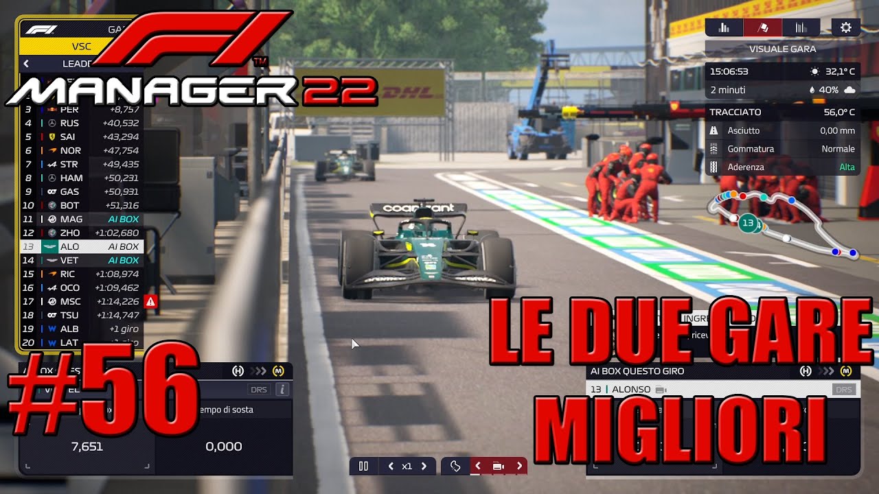 F1 Manager 2022 - Gameplay ITA - Carriera - Let's Play #56 - Due gare ...