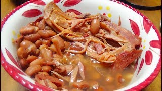 Pinto Beans with Ham from Start to Finish in the Instant Pot 35 Minutes Tops!!
