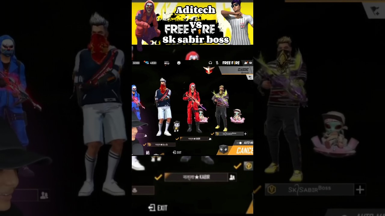 Aditech VS SK Sabir boss  Sorry Aditech Gaming l use your vdo clips and sound 