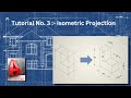 Technical Drawing Tutorial no. 3:- Isometric projection