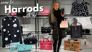 CHANEL, LOUIS VUITTON, SAINT LAURENT - Come to Harrods with me +  sale London vlog | Lesley Adina screenshot 2