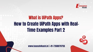 29: What is UiPath Apps? | How to Create UiPath Apps with Real-Time Examples Part 2