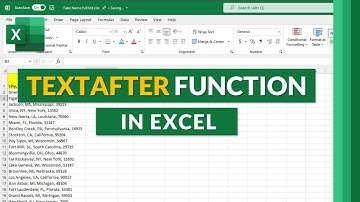 TEXTAFTER - One of the new Microsoft Excel functions for 2022 #shorts