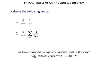 Squeeze theorem Part II