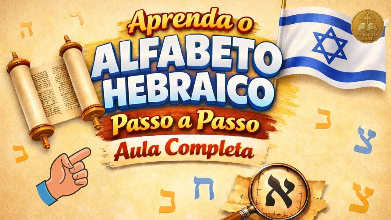 Aprenda o Alfabeto Hebraico Passo a Passo Aula Completa