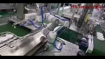 Robotics Arm performs pick and place from conveyor belt A to B in a factory.