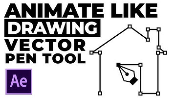 Animate like Drawing Vector Pen Tool in After Effects Tutorial