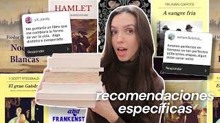 15 recomendaciones MUY específicas de libros | Carolette Martin