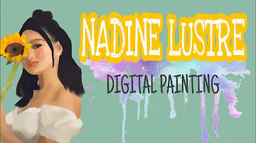 Nadine Lustre Digital Painting|Digital Art|Vector Art||artsbygelly