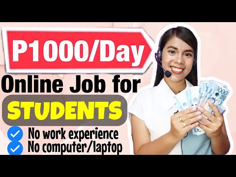 Online Job for Students to Earn Money Philippines - TUNAY NA WORK HOME!! NO WORK EXPERIENCE REQUIRED