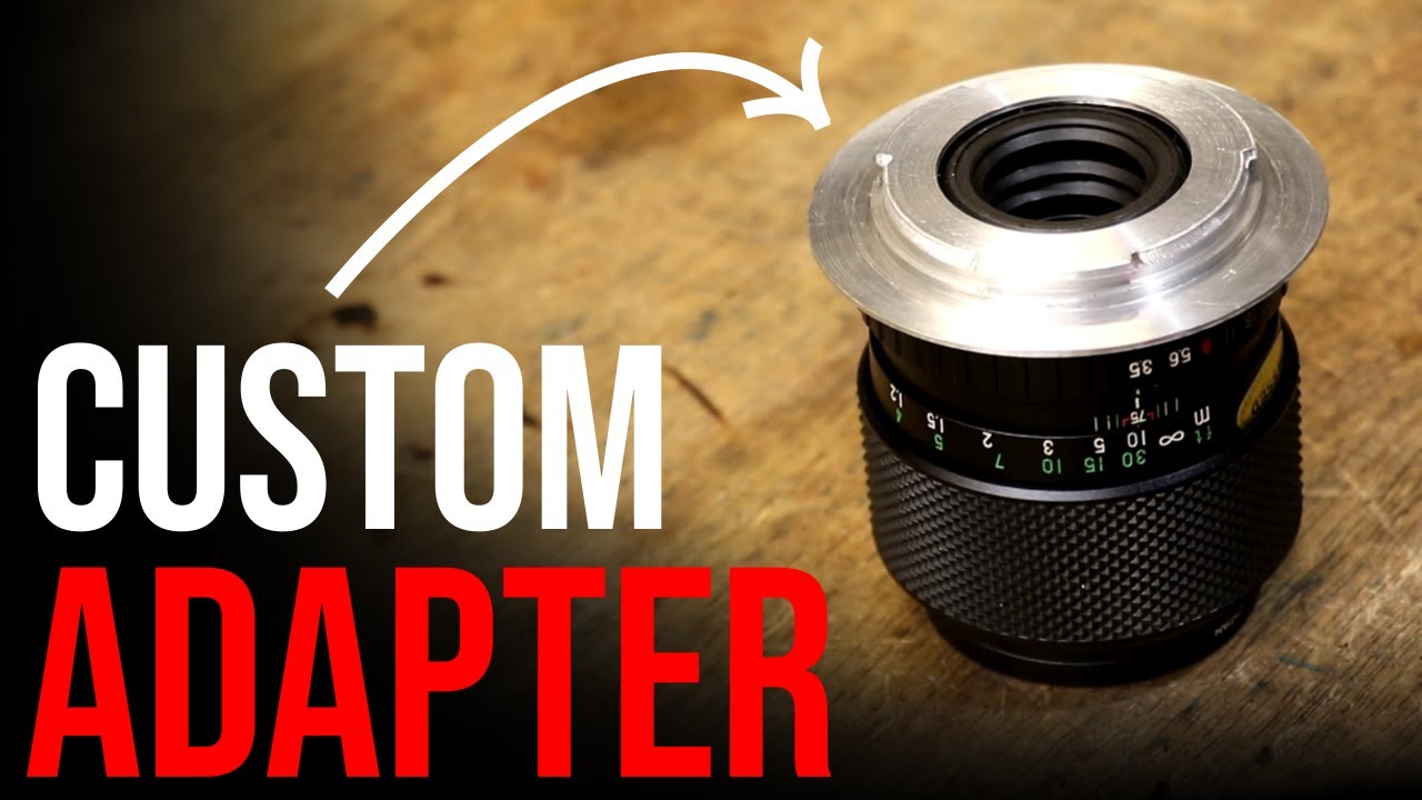Making Custom Camera Gear | Lens Adapter - M42 to EF/EFS (Behind the scenes of making a Video)