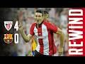 Athletic Club 4-0 FC Barcelona | Aduriz's Hat-Trick 🏆