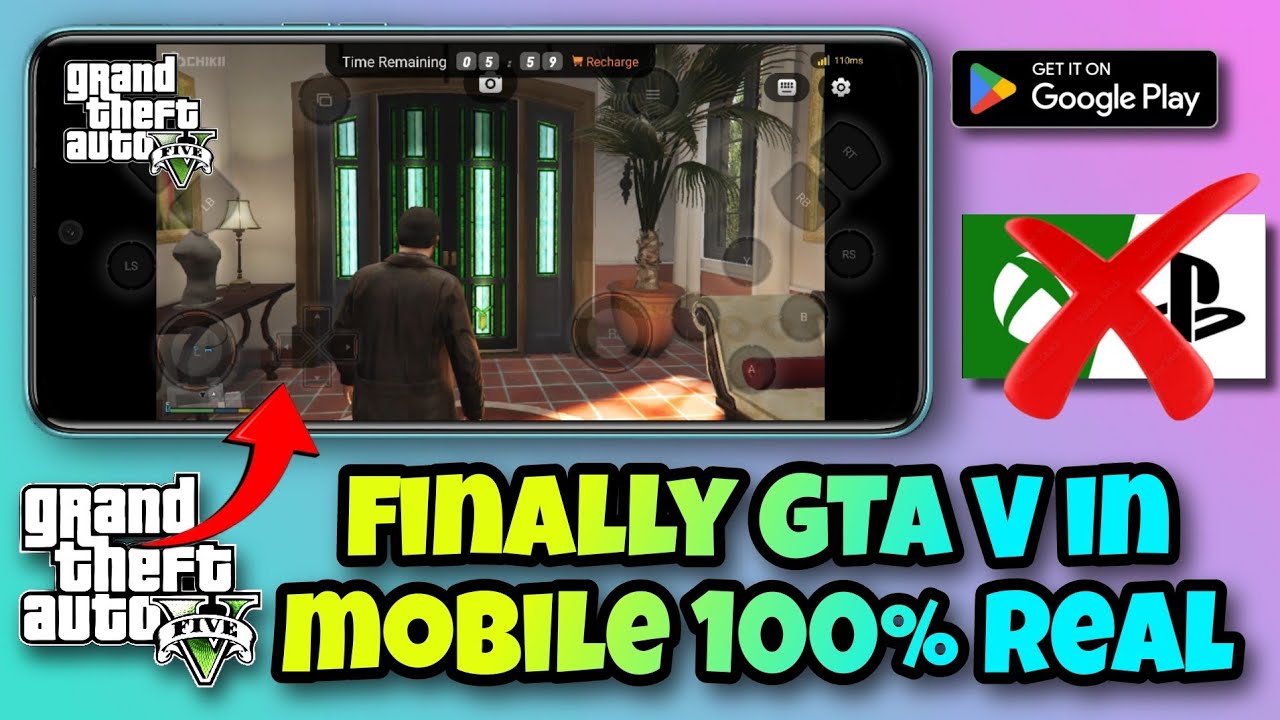 GTA V in mobile 100% real - YouTube