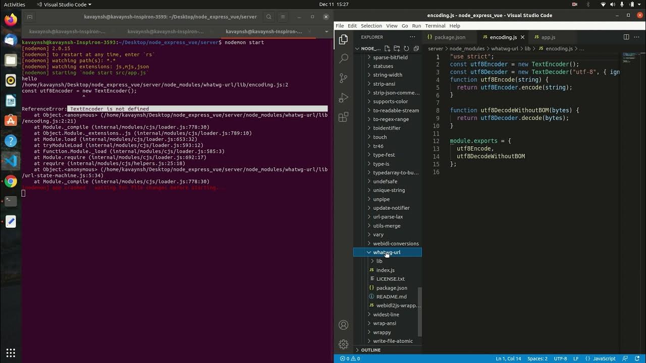 Textencoder Is Not Defined | Nodejs | Mongodb | Solved - Youtube