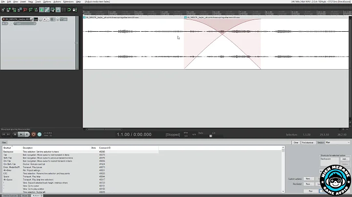 Game Audio Tutorial: Creating A Seamless Loop in Reaper