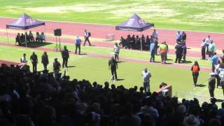 UWC Fees WILL Fall leaders receive standing ovation #UWCFillUpTheStadium