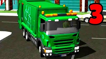 TRASH TRUCK SIMULATOR Gameplay Part 3 iOs, Android  Drive Hero 2