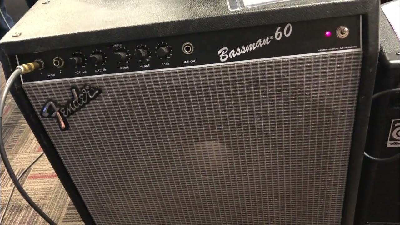 The WalkaBout Drum played through a Fender Bassman 60 bass amp YouTube