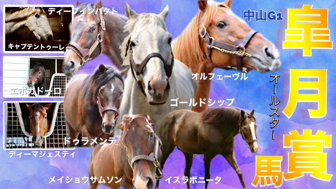サンタの競馬　ゴールドシップ　デュラメンテ All-Star Satsuki Sho Horses] Gold Ship Deep Impact Orfevre