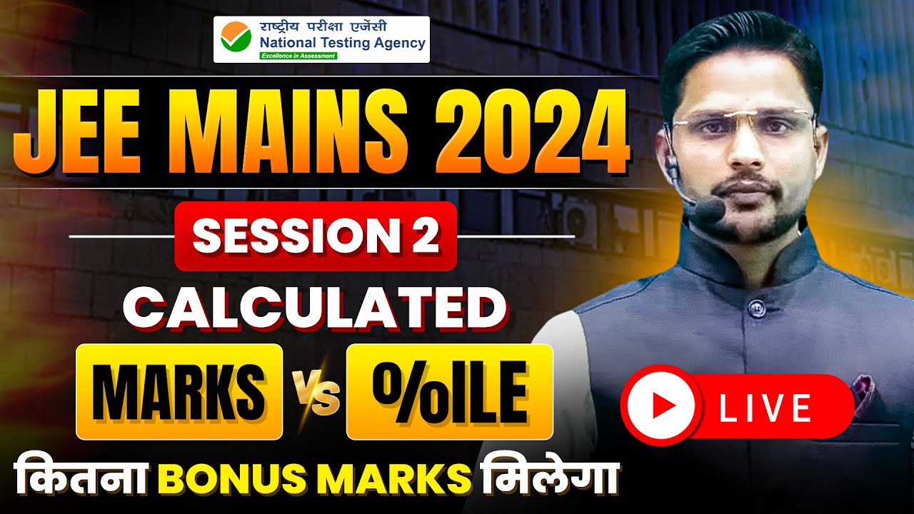 jee mains 2024 april attempt expected marks vs percentile|jee mains ...
