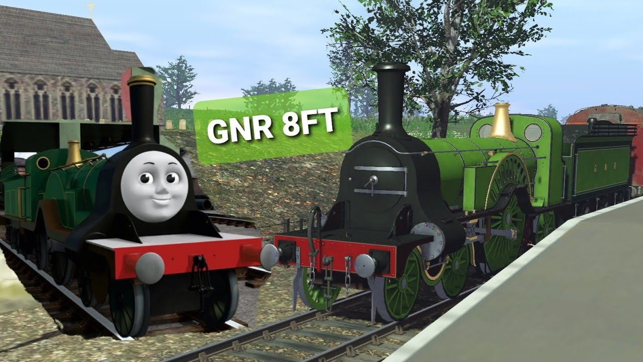 Trainz simulator 3 New locomotive GNR 8ft - YouTube