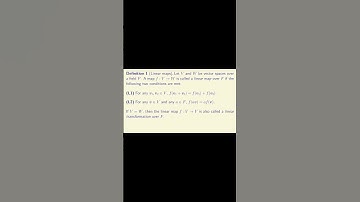 What Are Linear Maps and Why Are They So Important? (Preview)