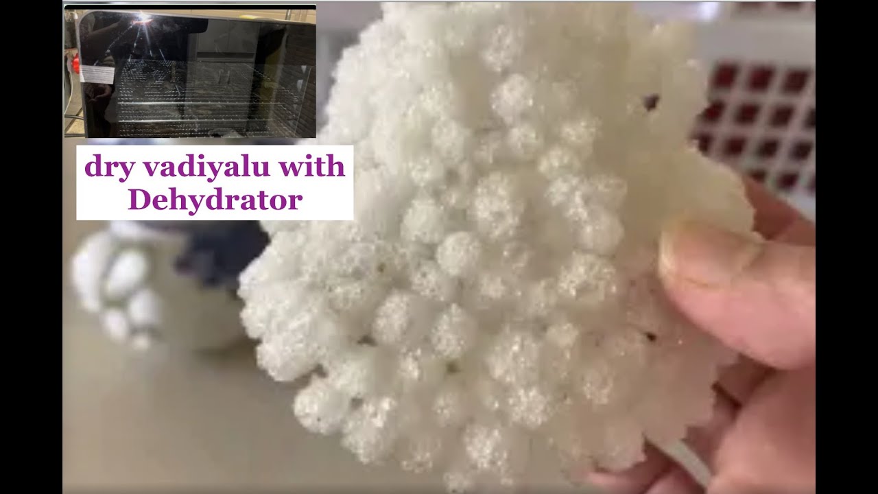 dry vadiyalu with de hydrator YouTube