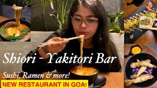 Must visit New Restaurant in GOA! | SHIORI GOA | Siolim | GOA food vlog