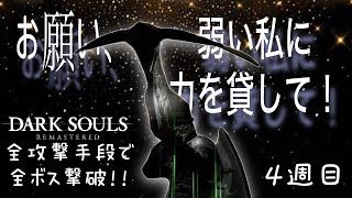 【縛り3周目】ダークソウルリマスタード『スナイパークロス』で全ボス撃破！　お願い、弱い私に力を貸して！！