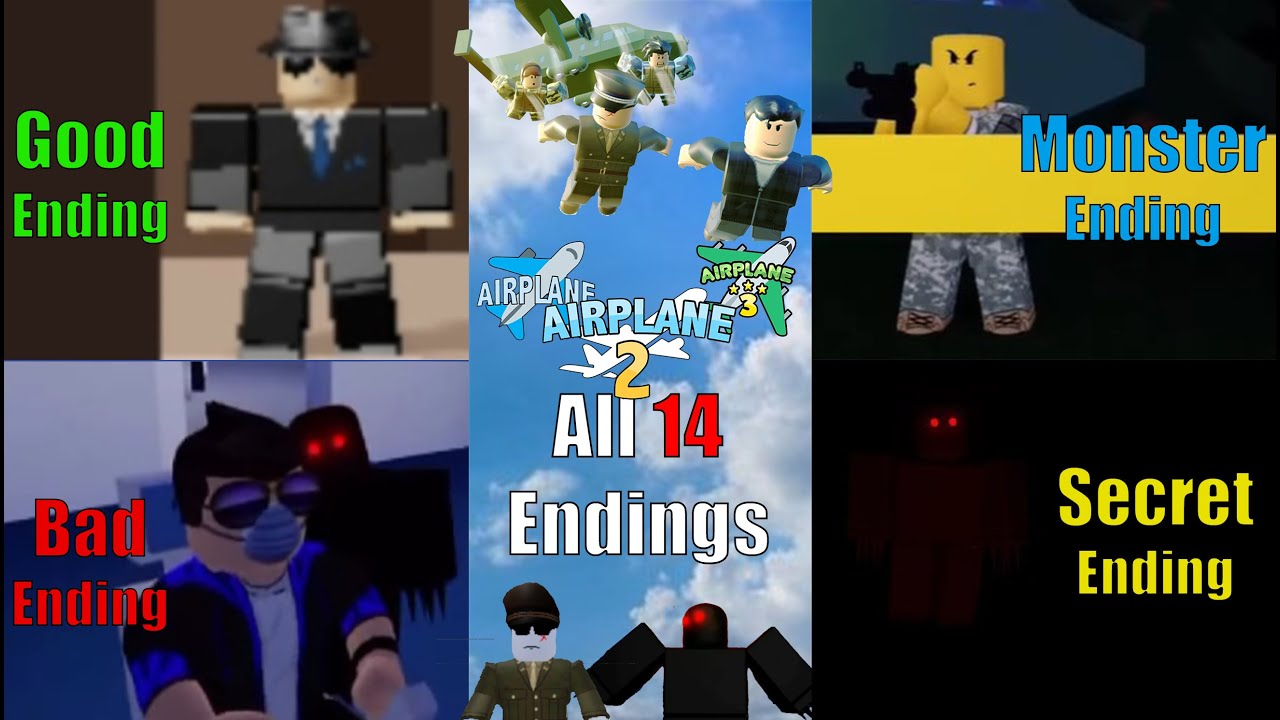 Roblox Airplane Stories All 14 Endings Season 2 Episode 40 Season Finale - itsfunneh roblox camping 1and 2