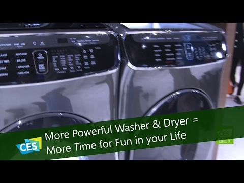 More Powerful Washer & Dryer = More Time for Fun in your Life at CES 2017