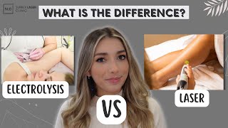 Trying to decide between electrolysis and laser hair removal?