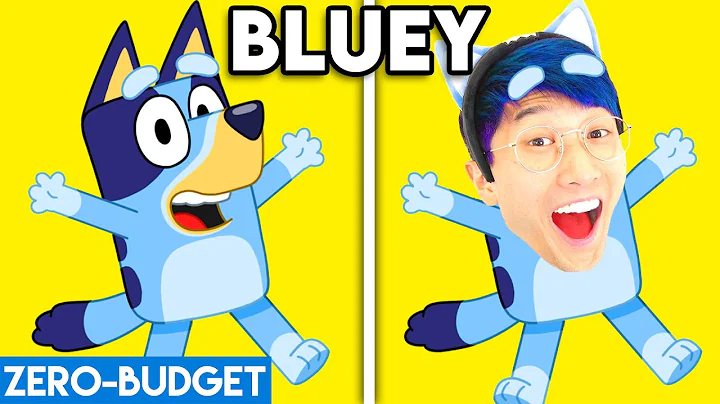 BLUEY WITH ZERO BUDGET! (BLUEY ANIMATION FUNNY PAR...