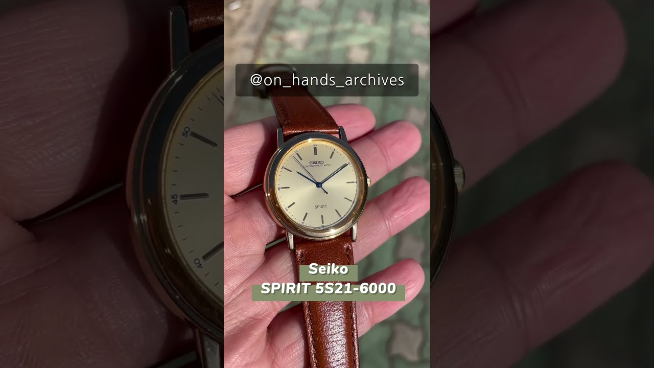 SEIKO SPIRIT オールドクオーツ スイープセコンド 5S21-6000 SEIKO SPIRIT オールドクオーツ スイープセコンド 5S21-6000 SEIKO