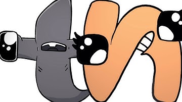 Alphabet Lore Reversed T to N Lowercase