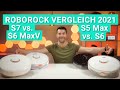 ROBOROCK VERGLEICH 2021 - S7 vs. S6 MaxV vs. S5 Max vs. S6 - Alle Saugroboter Modelle im TEST!